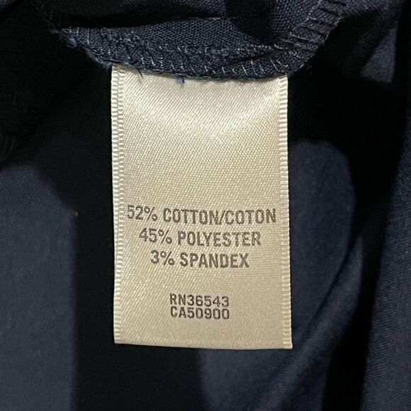 Brand New Van Heusen Women's Size 4 Stretch Navy Blue A‎ Line Skirt $72 - Picture 4 of 10